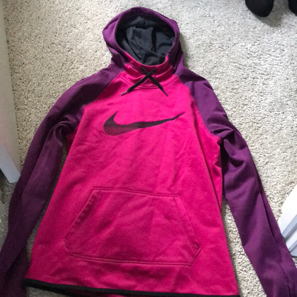 Pink and Purple Nike sweatshirt